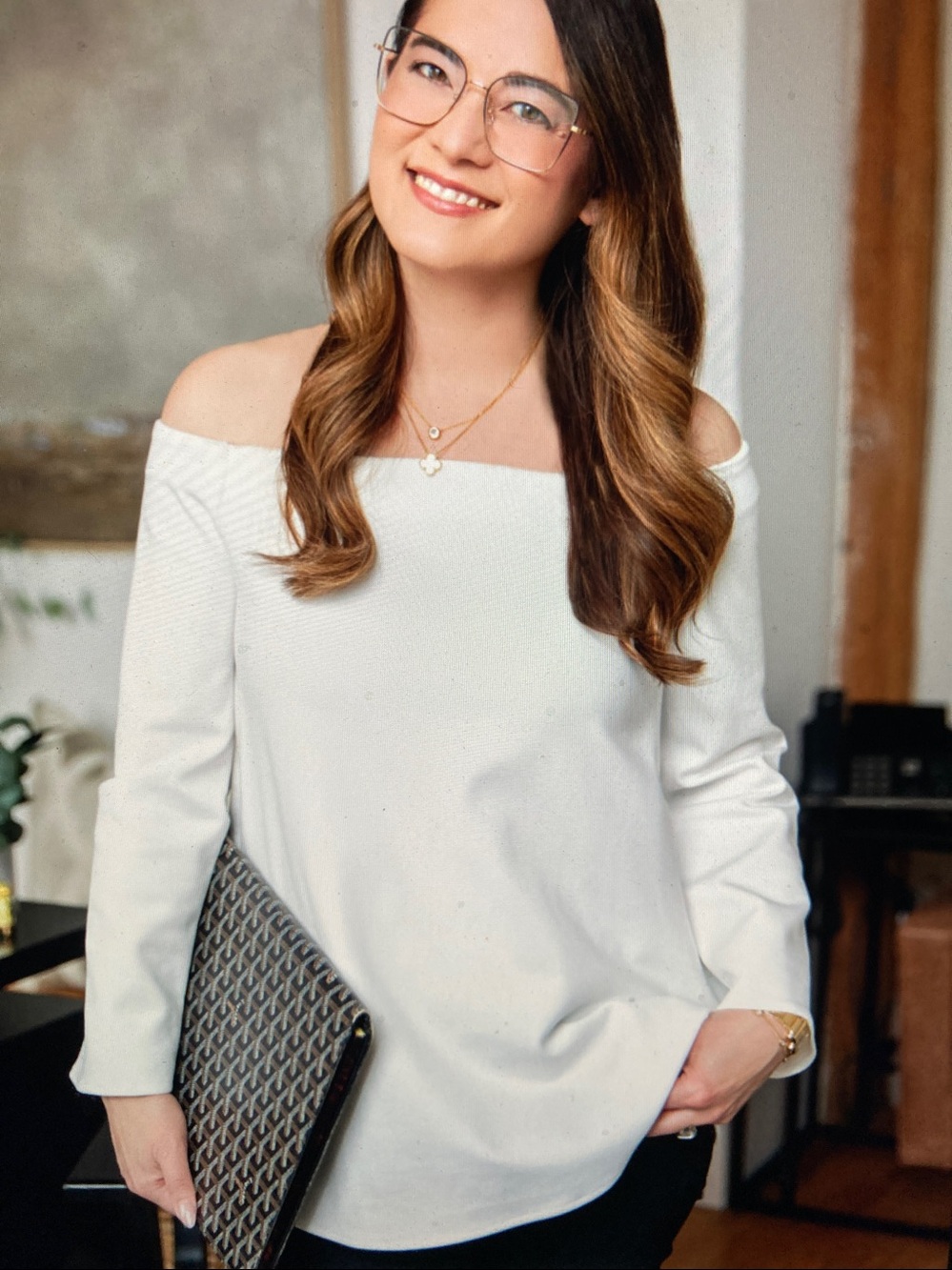 Tuckernuck White Off-Shoulder Top